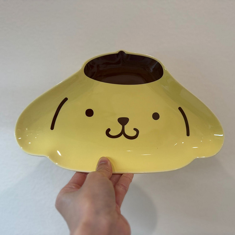 Sanrio Pompompurin卡通人物陶瓷盘