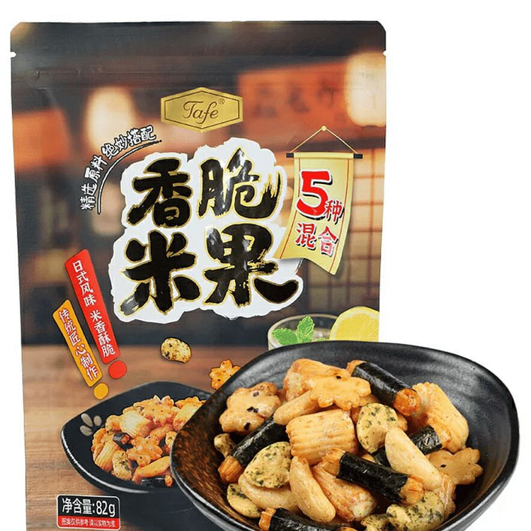Tafe Japanese-Style Crispy Rice Snack 82g 82 g