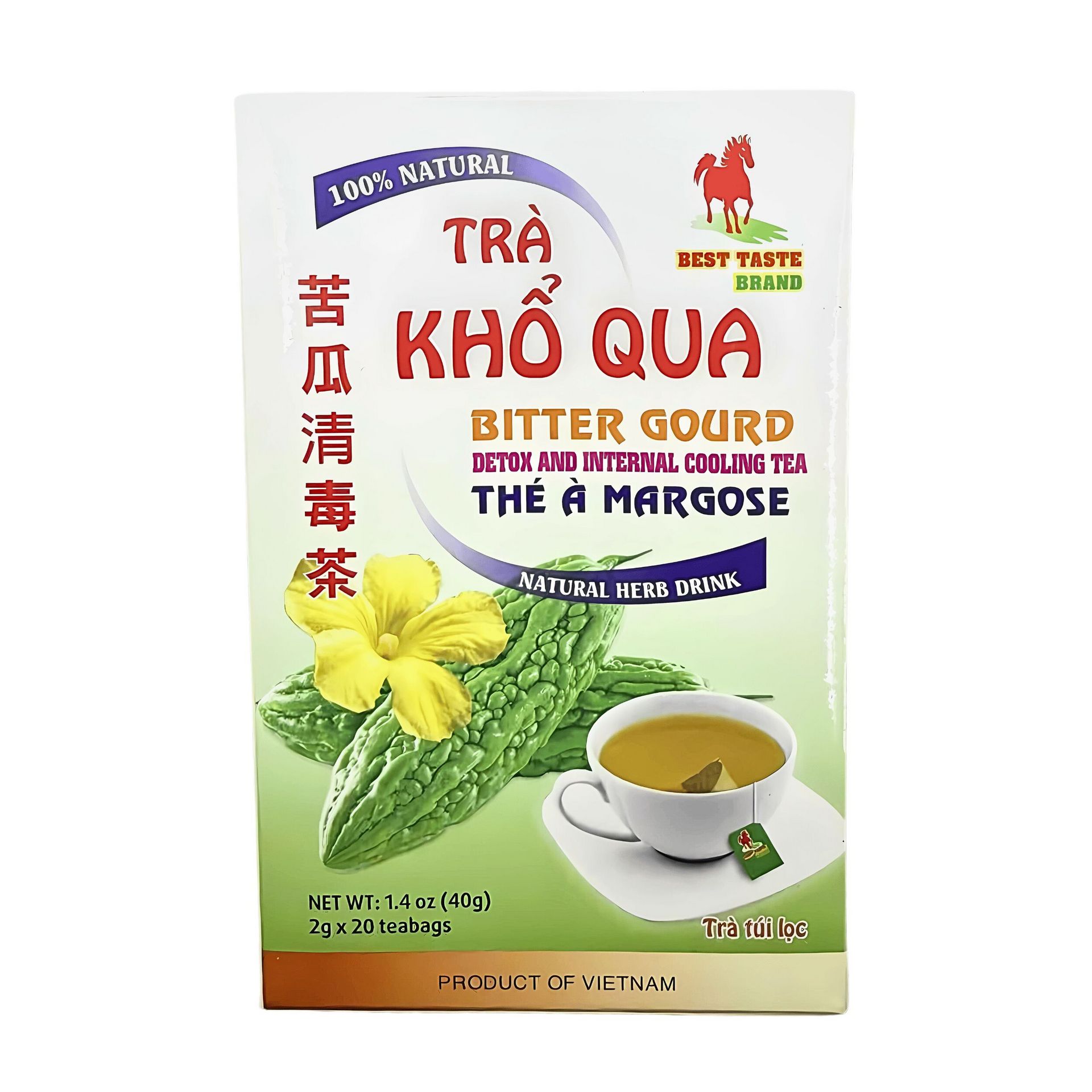 Best Taste Brand Bitter Gourd Tea 1.4oz 1 each