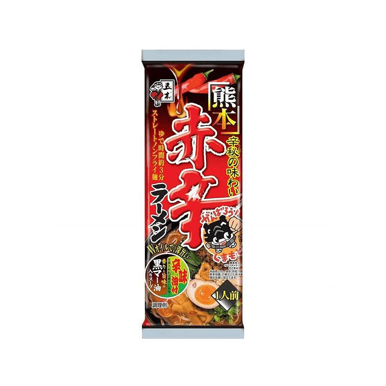 五木食品 熊本赤辛ラーメン 120g 1 個