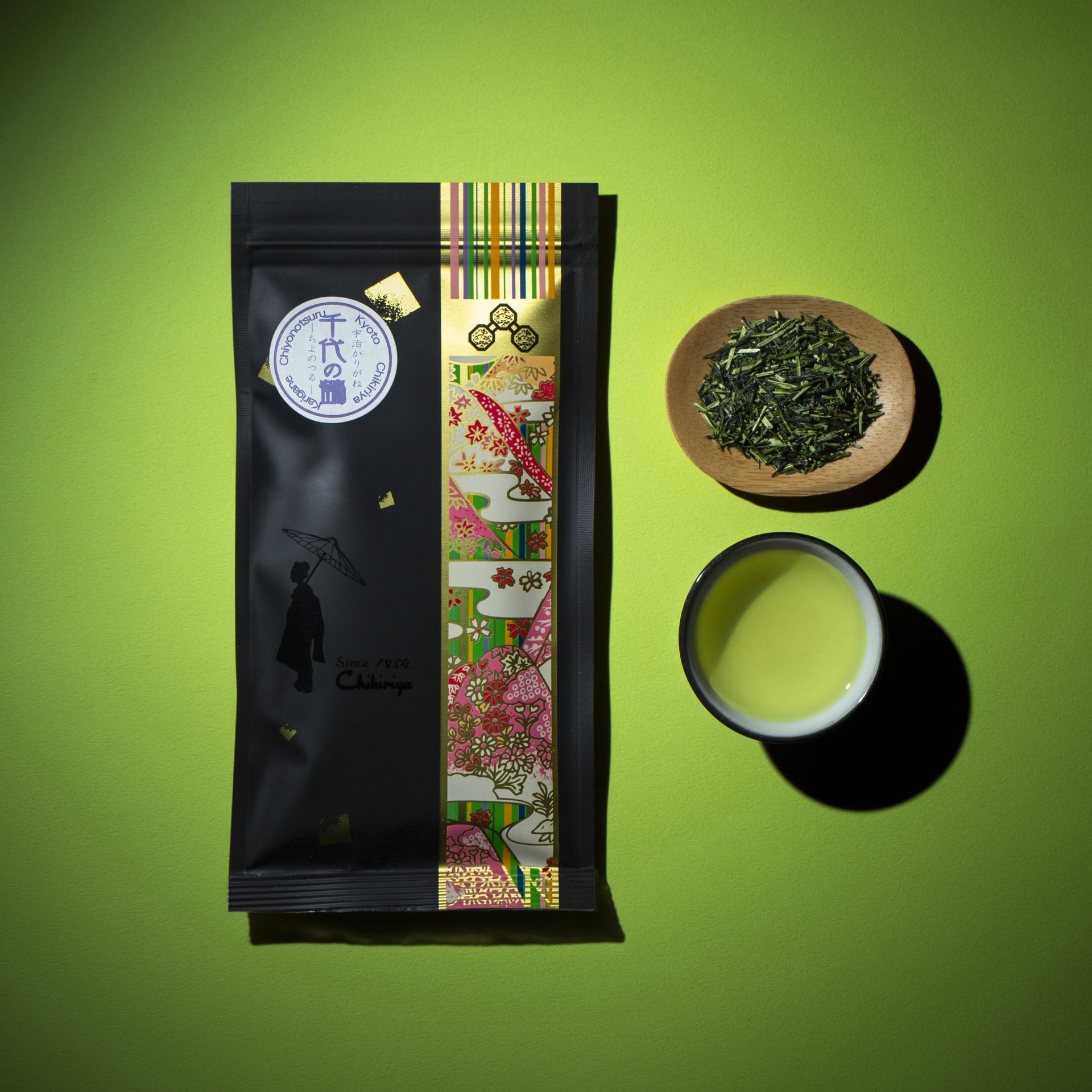 Chikiriya Premium - High-Quality Uji Karigane "Chiyo no Tsuru" - 2.82oz 1 each