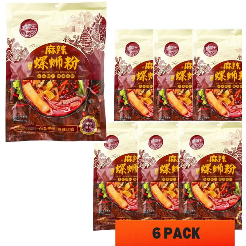 Luobawang Snail Rice Noodles315g*6pcs 315 g