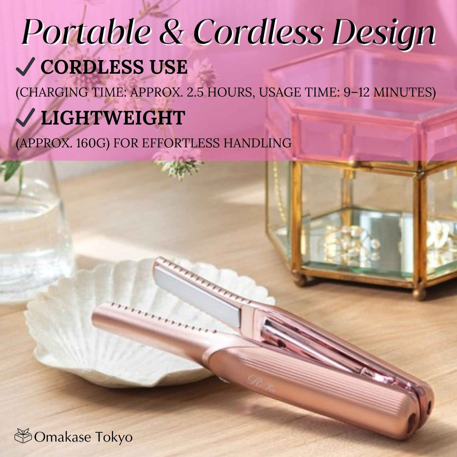 ReFa Finger Iron ST6 Silky Pink - Weee!