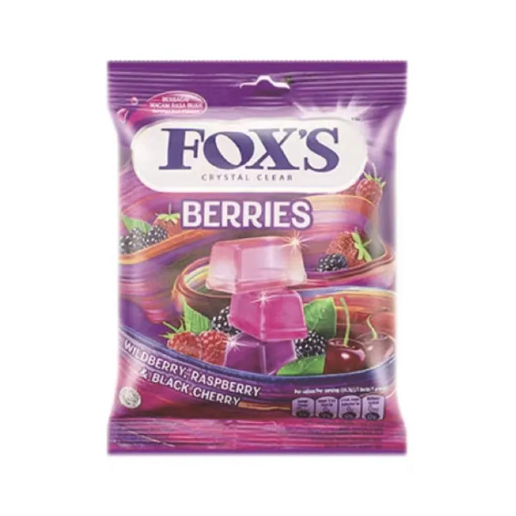 进口FOXS水晶糖 什锦水果糖-莓果味