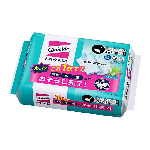 KAO Toilet Seat Cleaning Wipes 20 Pcs 1 개