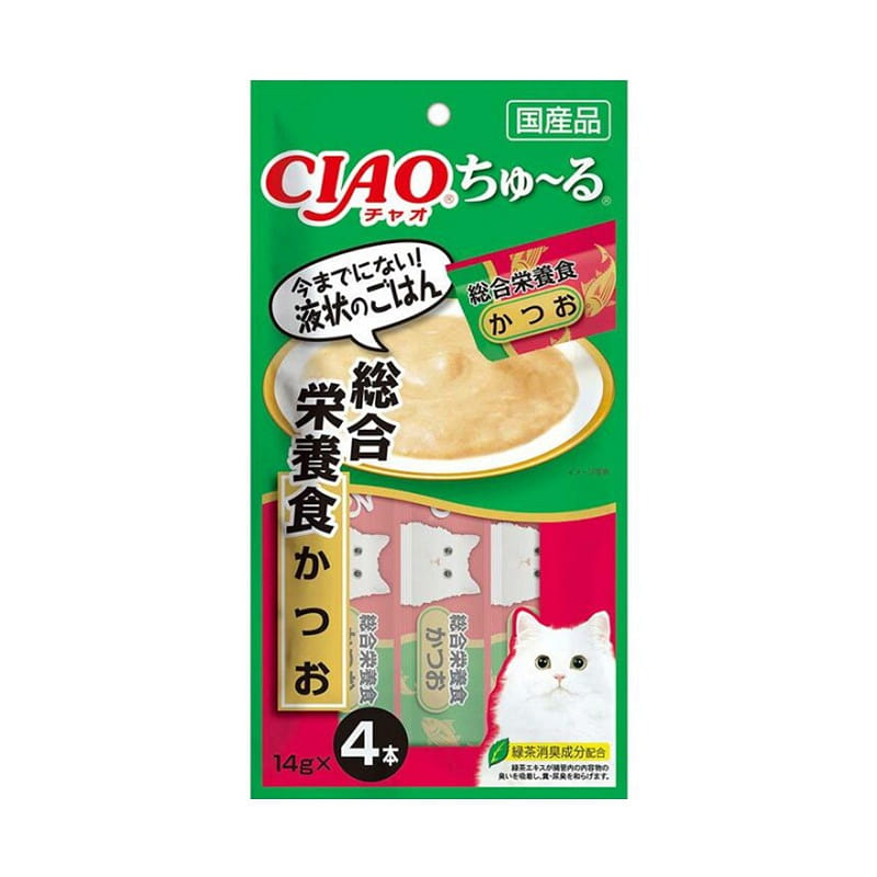 CIAO comprehensive nutritional food 14g x 4 pcs 1 each