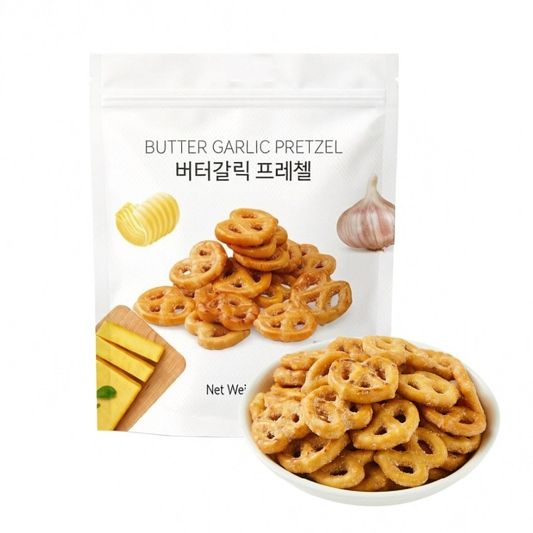 K-CHOICE 碱水结型饼干(蒜香黄油味） 70 克