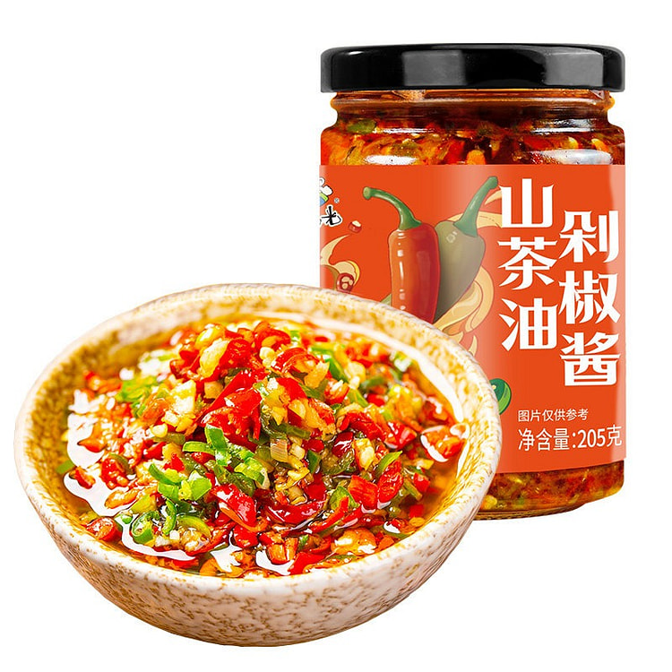 205g Chopped Chili Sauce for Rice and Noodles 205 g