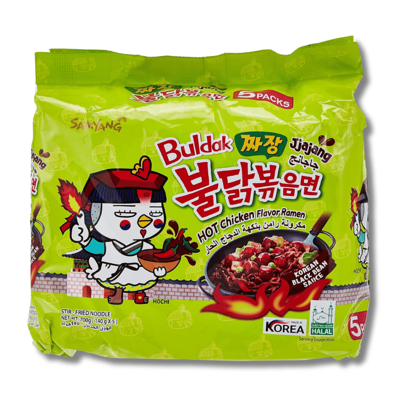 Samyang Buldak Ramen, Hot Chicken Jjajang Flavor pack of 5 1 each