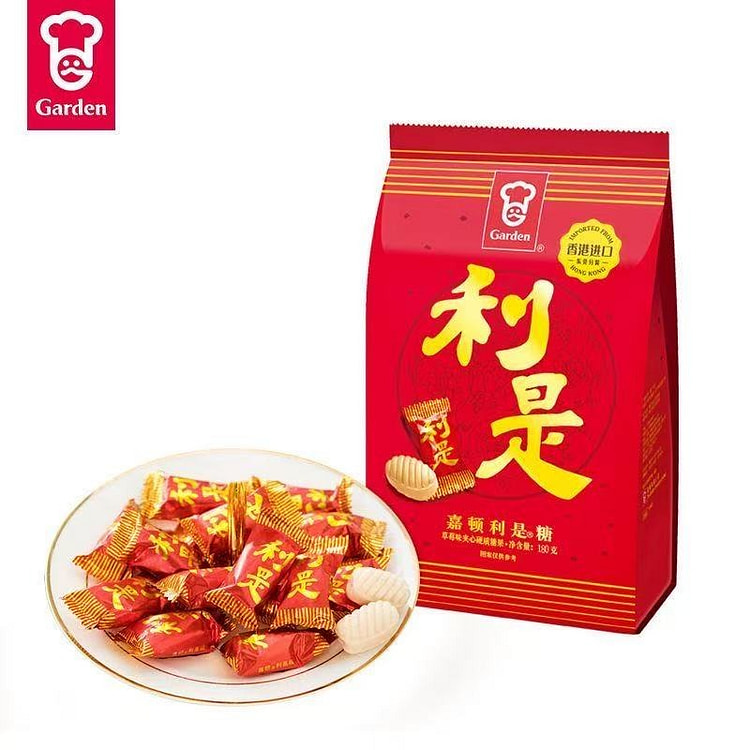 嘉顿利是草莓味夹心糖180g 180 克