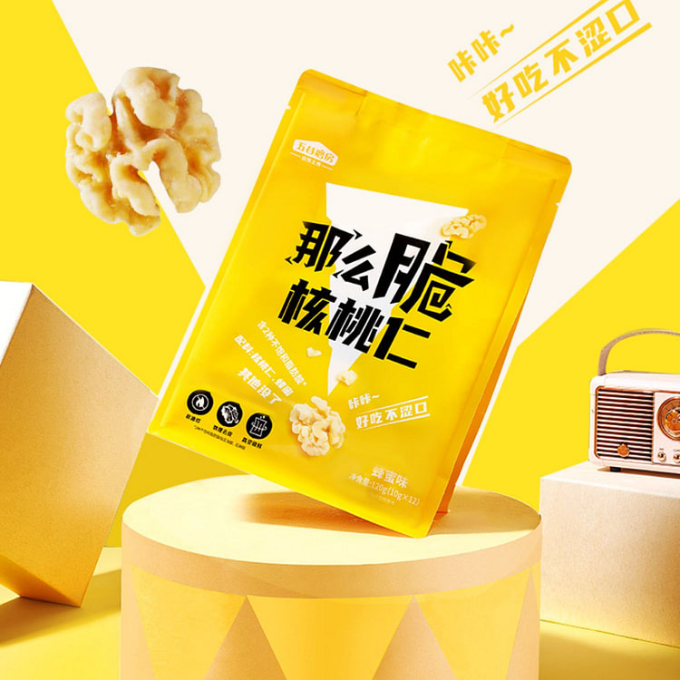 五谷磨房那么脆蜂蜜核桃仁120g*1包