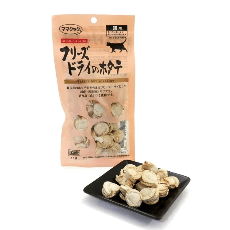 Mama Cook Cat Treats Dried Scallops 11g 1 カウント