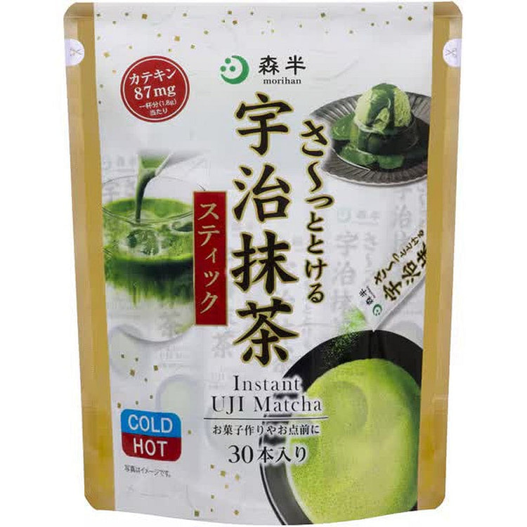 Morihan Quick Melting Uji Matcha 54g 30 Sticks 1 each