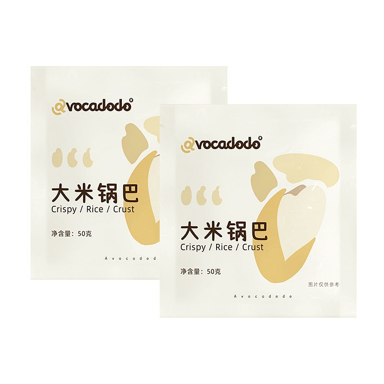 东北大米锅巴无麸质零食非油炸薄脆低脂杂粮50g*2