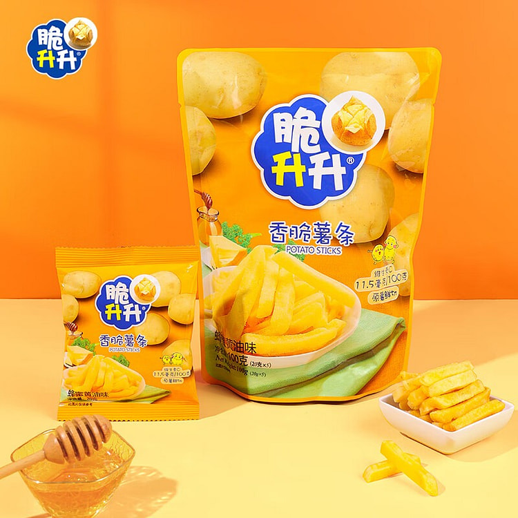 脆升升 蜂蜜黄油薯条 休闲零食 100g