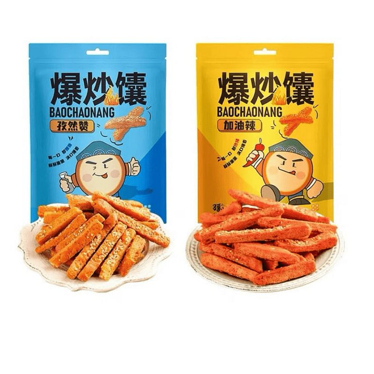 馕小疆 爆炒馕锅巴 香辣 1袋+孜然 1袋 共2袋