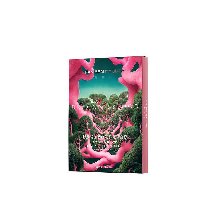FAN BEAUTY DIARY Dragon Blood Mask  Soothe Hydrate 1 box