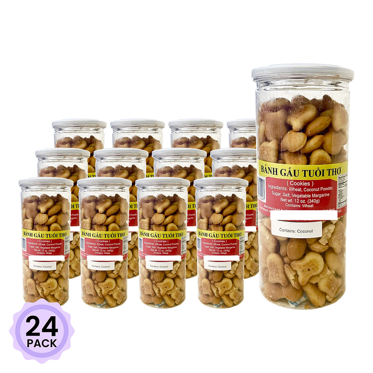 Mekong Bear Cookies 340 克*24 包