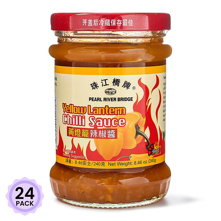珠江桥 黄灯笼辣椒酱 240 克*24 包