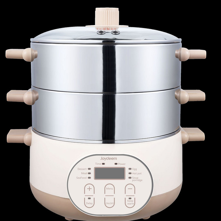 Joydeemdouble-layerstainlesssteelelectric steamer 1 count