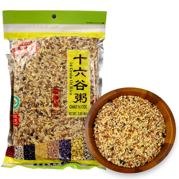 有机十六谷粥 黄金比例配比 低脂粗粮主食营养膳食纤维