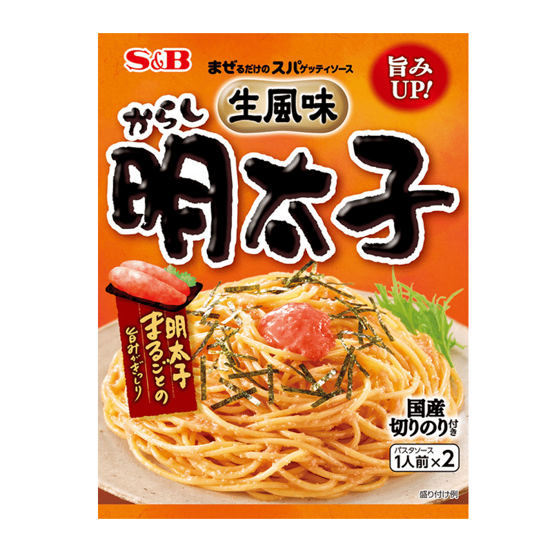 S&B wasabi Mentaiko spaghetti sauce 1 each