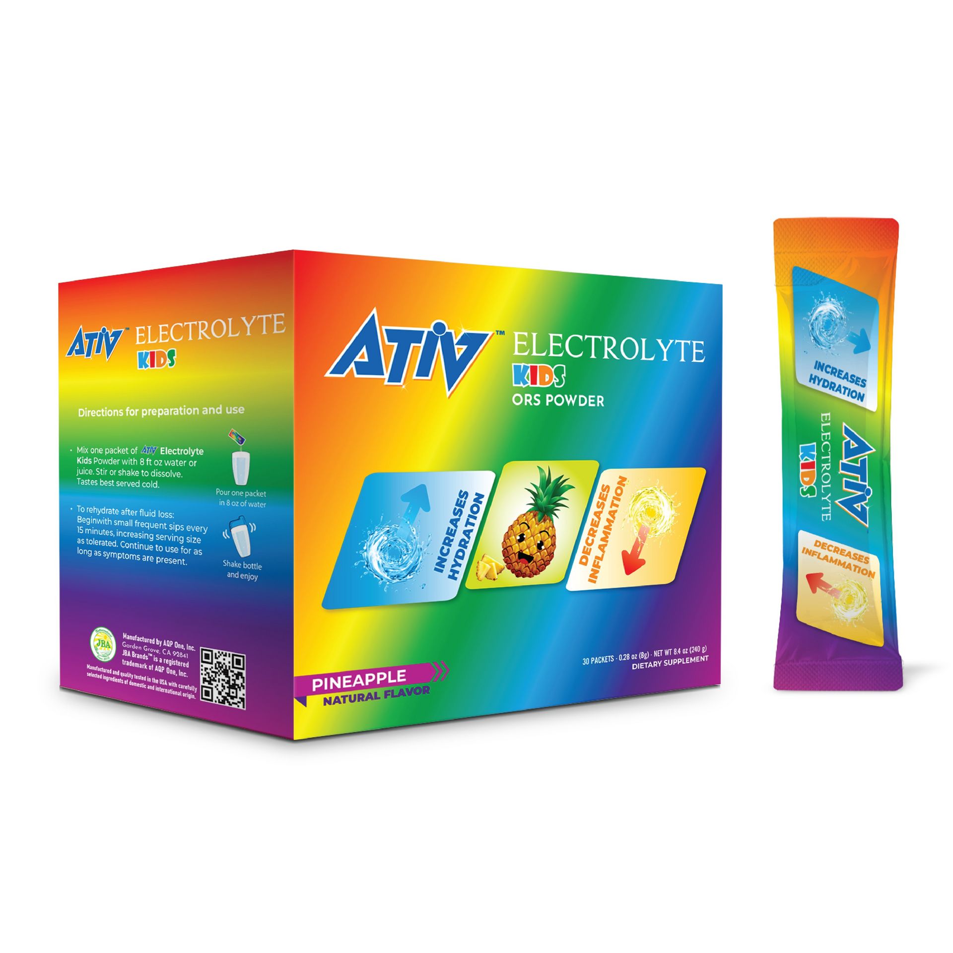 JBA ATIV ELECTROLYTE KIDS 30 ส่วน