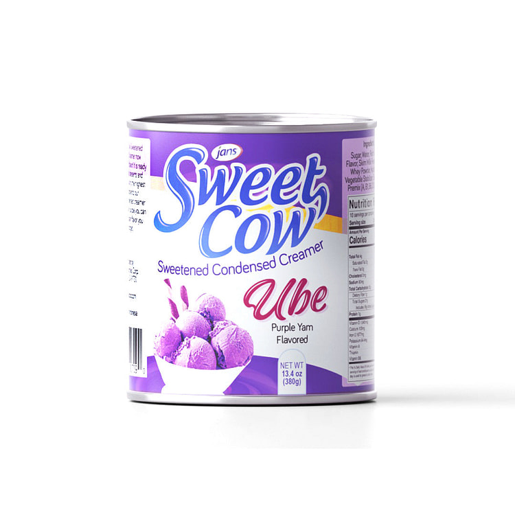 Jans Sweet Cow Sweetened Condensed Ube Creamer 1 each