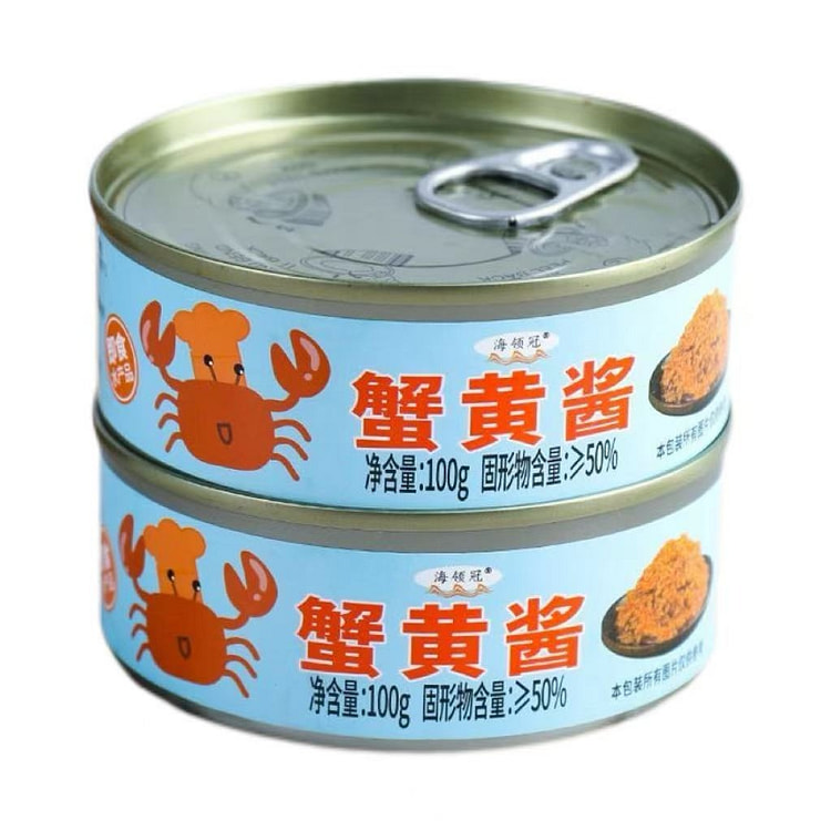 Hai Lingguan Crab Roe Sauce Canned 100g*1 Can 100 g