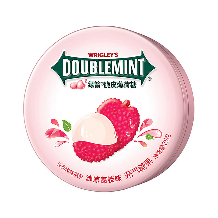 绿箭 脆皮薄荷糖 沁凉荔枝味 盒装