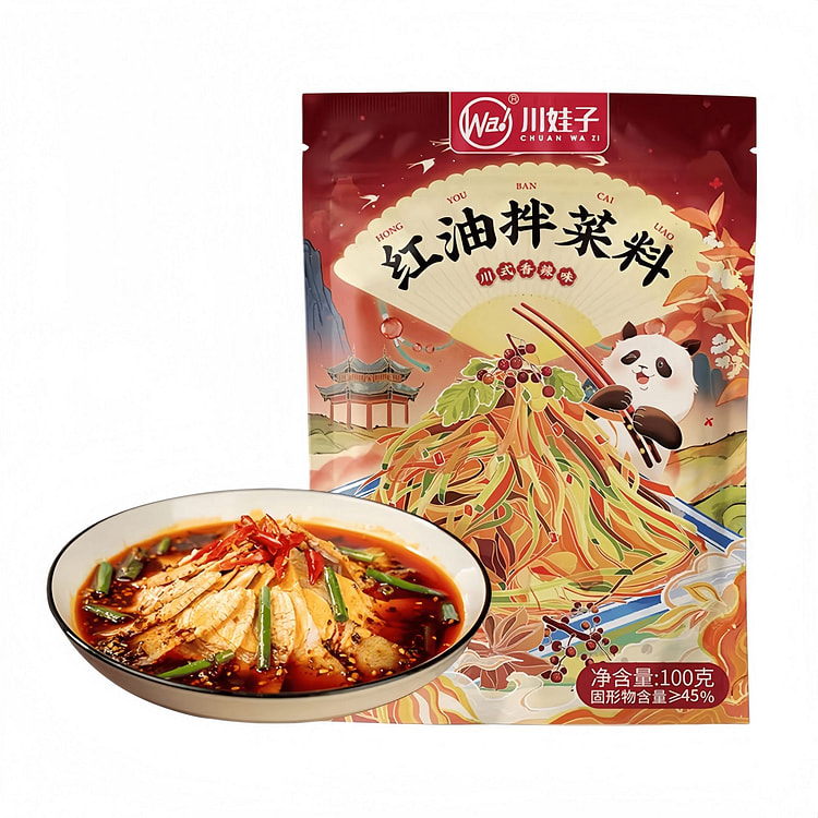 川娃子 香辣红油拌菜料香辣红油 100g*1袋 100 克