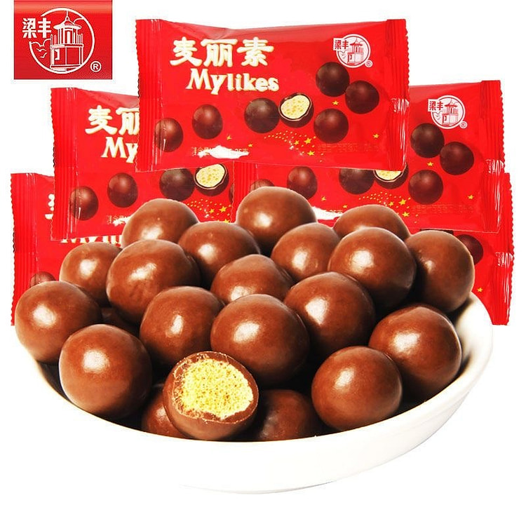 梁丰 麦丽素巧克力豆 童年怀旧 25g*3包 75 克