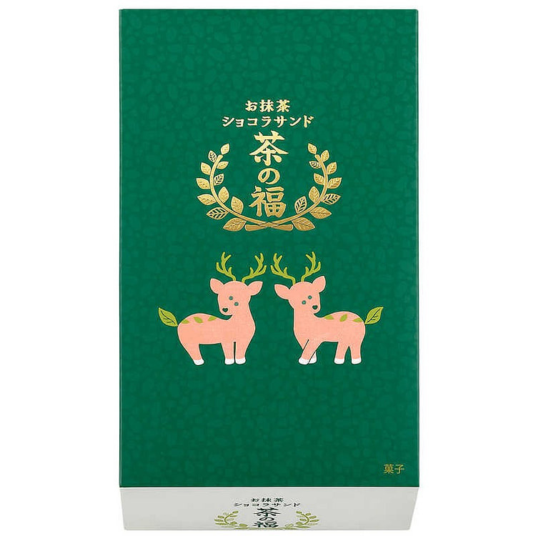 茶之福 抹茶坚果巧克力夹心饼干 5块装
