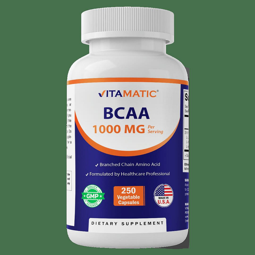 BCAA 1000 mg – 250 Capsules 1 each