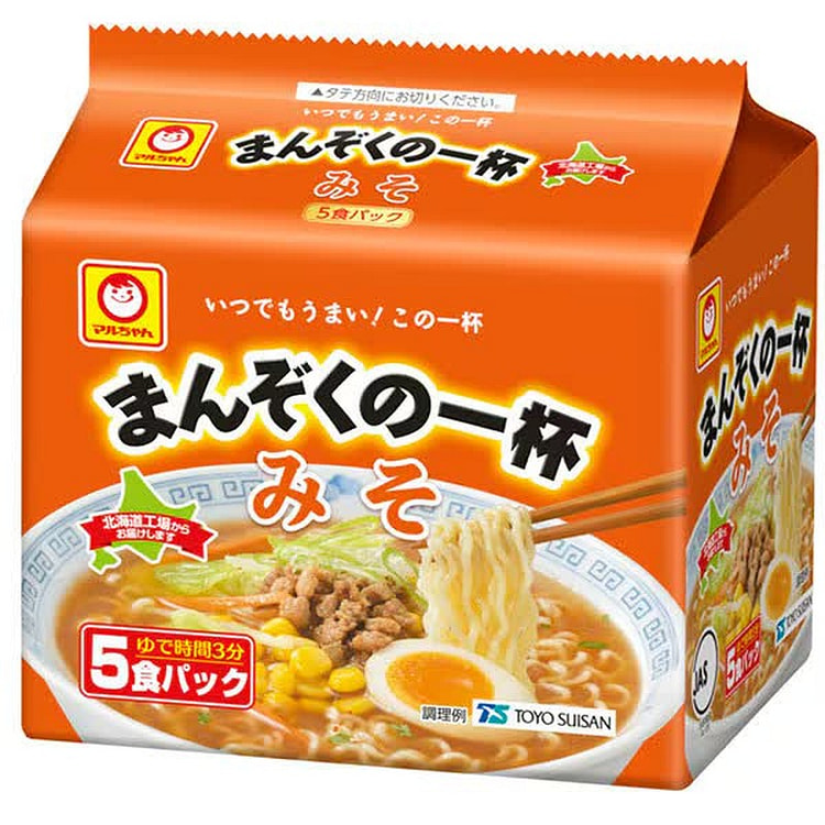 Maruchan Manzoku Miso Ramen 5P 85g x5