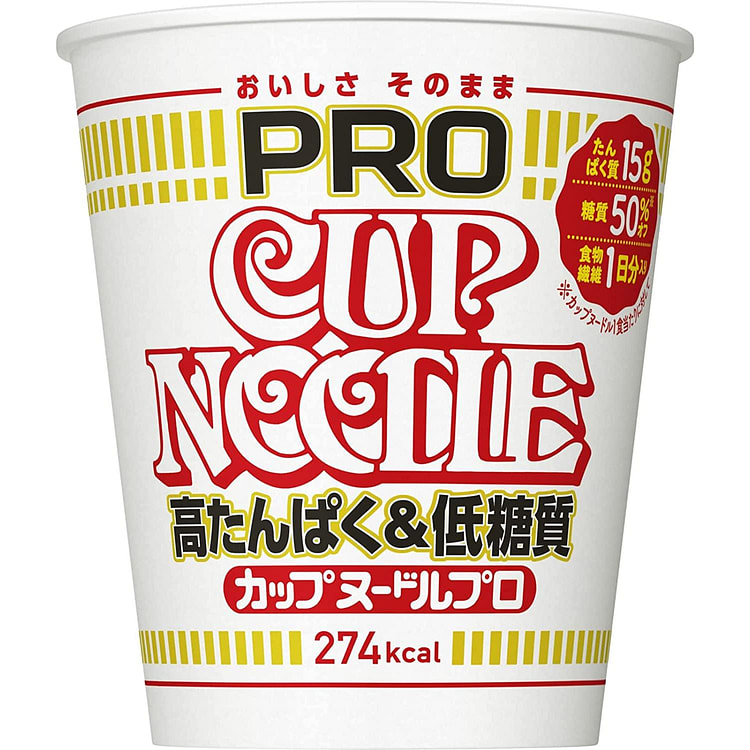 NISSIN CUP NOODLE Ramen Soy Sauce Low Carb PRO Protein Cup Food Soup Japan 
