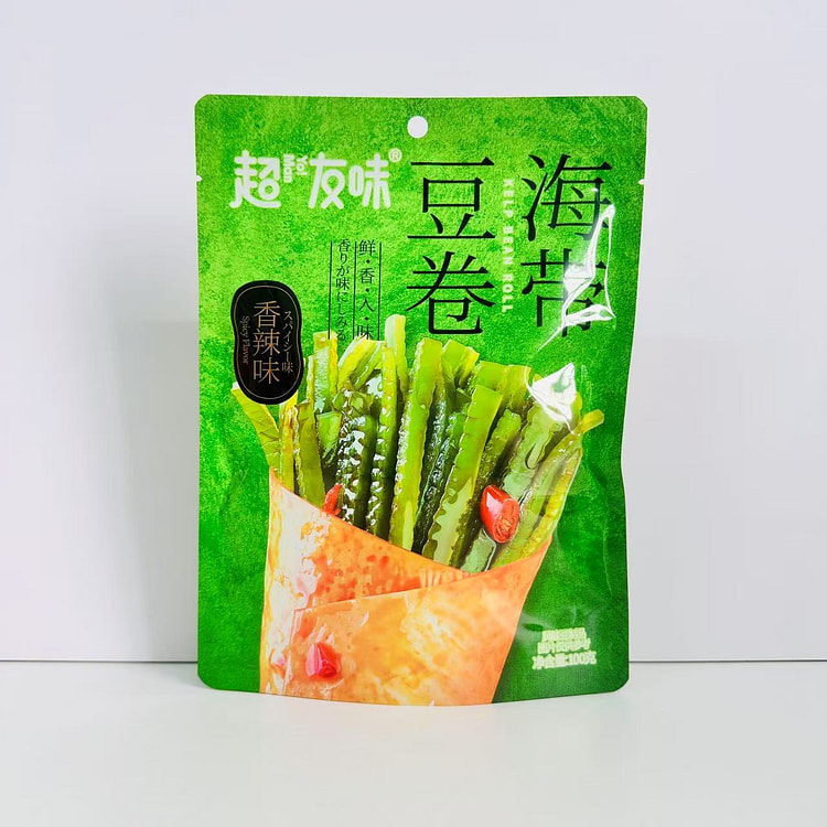 超友味香辣味海带豆卷 100g*1袋装