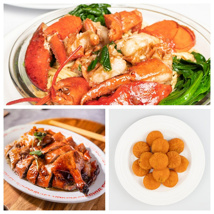 超值套餐2（龙虾伊面，烧鸭，南瓜饼） 3 个