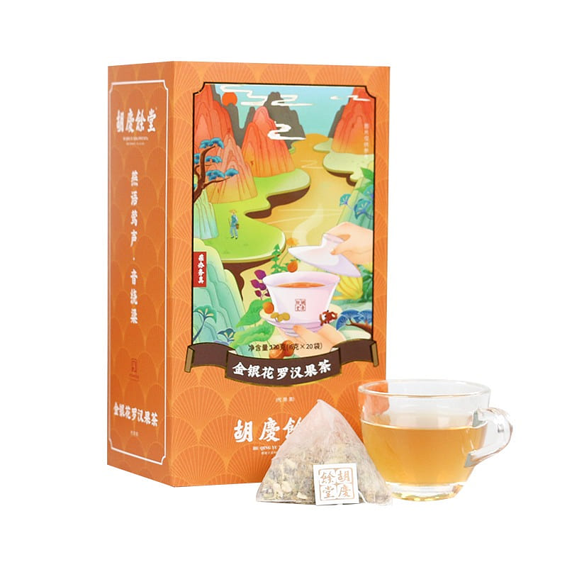 Hu Qing Yu Tang] Honeysuckle and Luo Han Guo Tea 6g*20 120 g