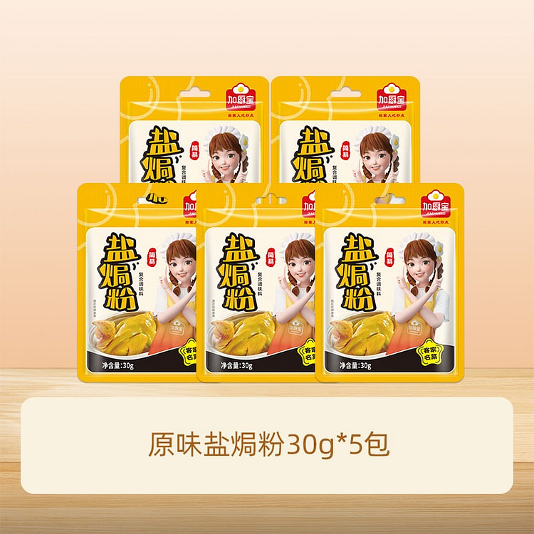 加厨宝原味盐焗鸡粉30g*5盐焗粉盐局调味料 150 克