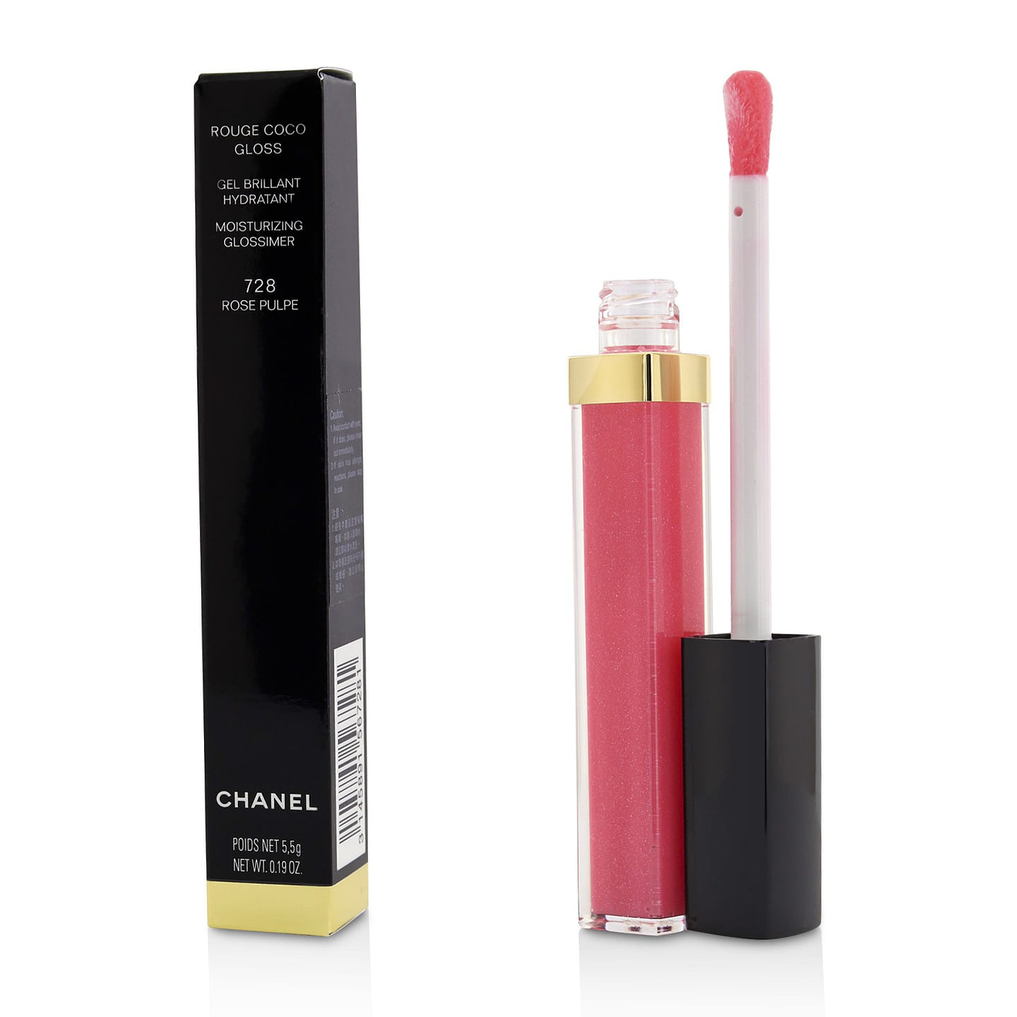 Chanel Coco Miss Lip Gloss 728 Rose Pulpe 5.5g/0.19oz 5.5 g
