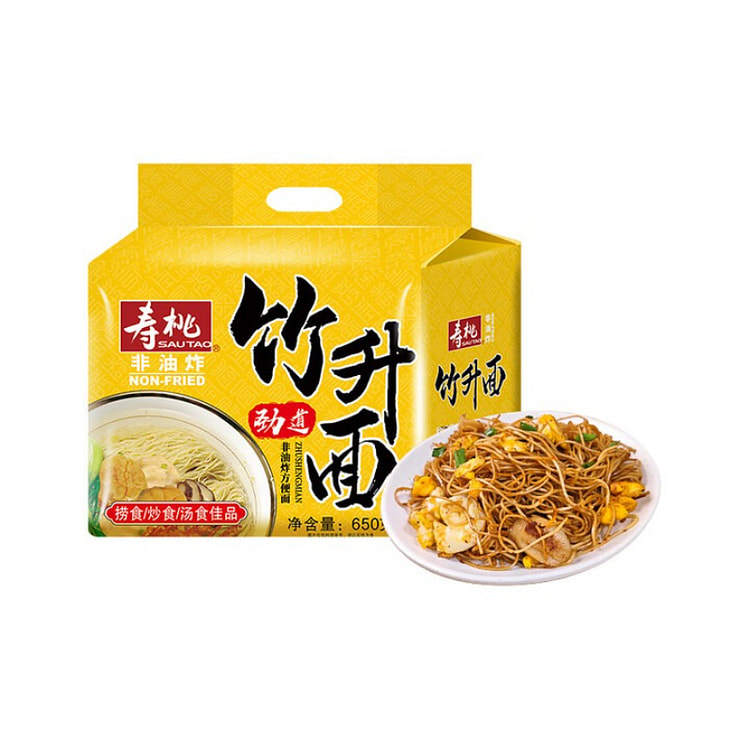 寿桃竹升面碱水方便面650g*1袋 650 克