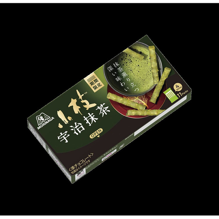 Morinaga Uji Matcha Cookies Egg Roll 44pcs