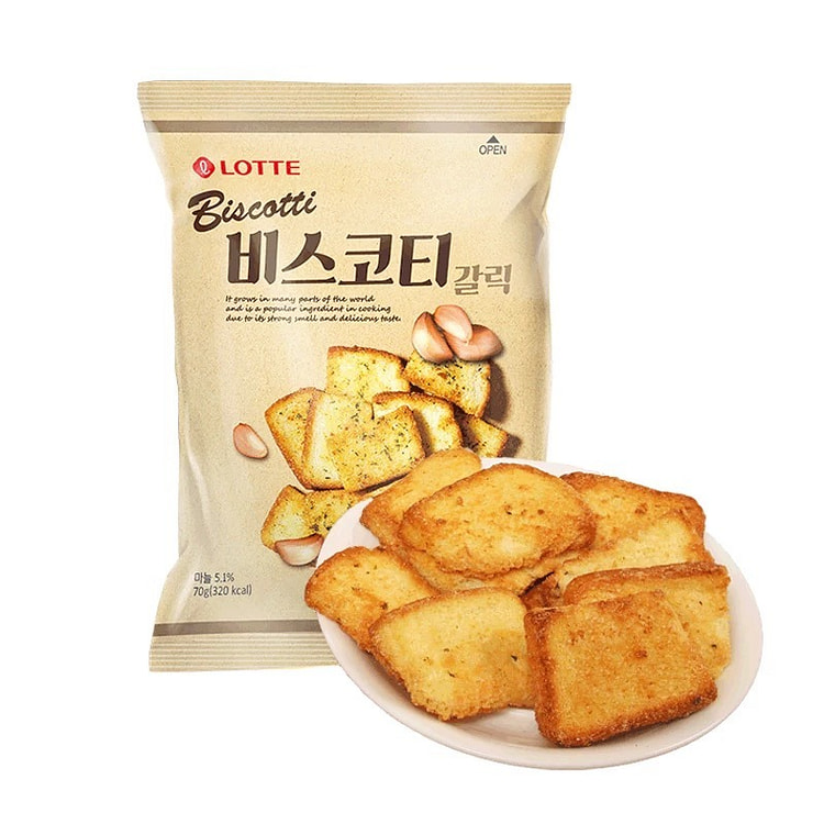 韩国 蒜香味烤面包片