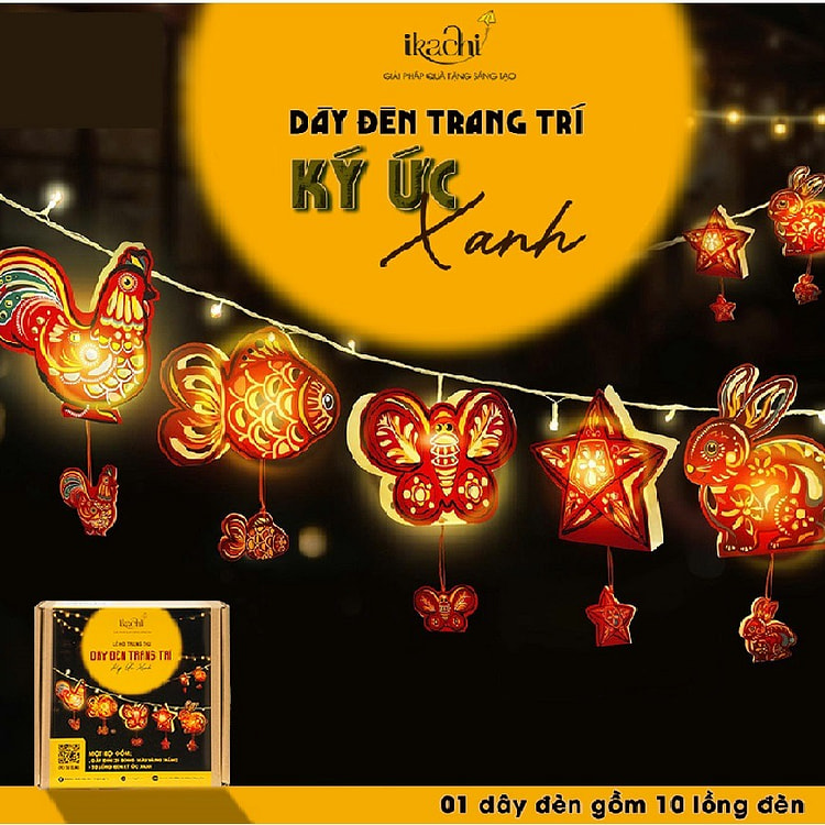Ikachi Decorative Light String 20 count