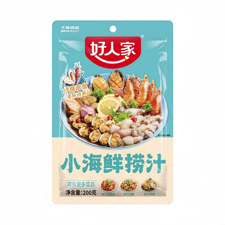 好人家 小海鲜捞汁凉菜海螺 200g*1袋 200 克