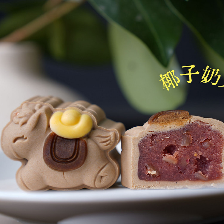 Coconut Milk & Fig Walnut Crust Mooncake 1 count