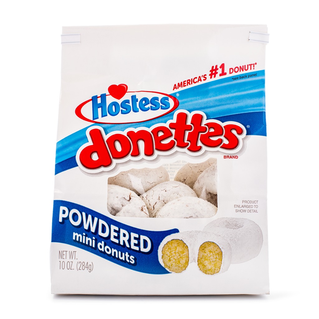 Hostess Powdered Mini Donuts Weee!