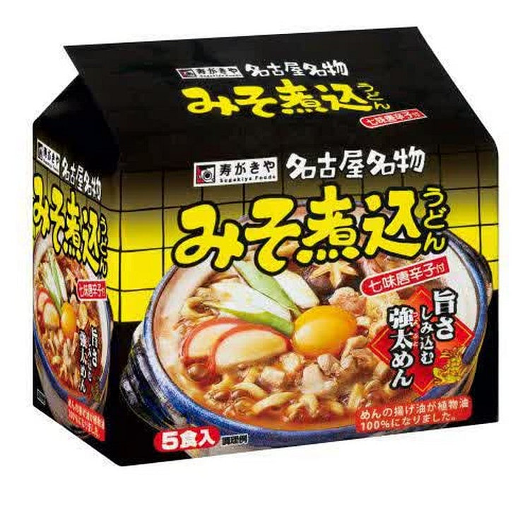 Sukiya Miso Stewed Udon 5 servings 460g