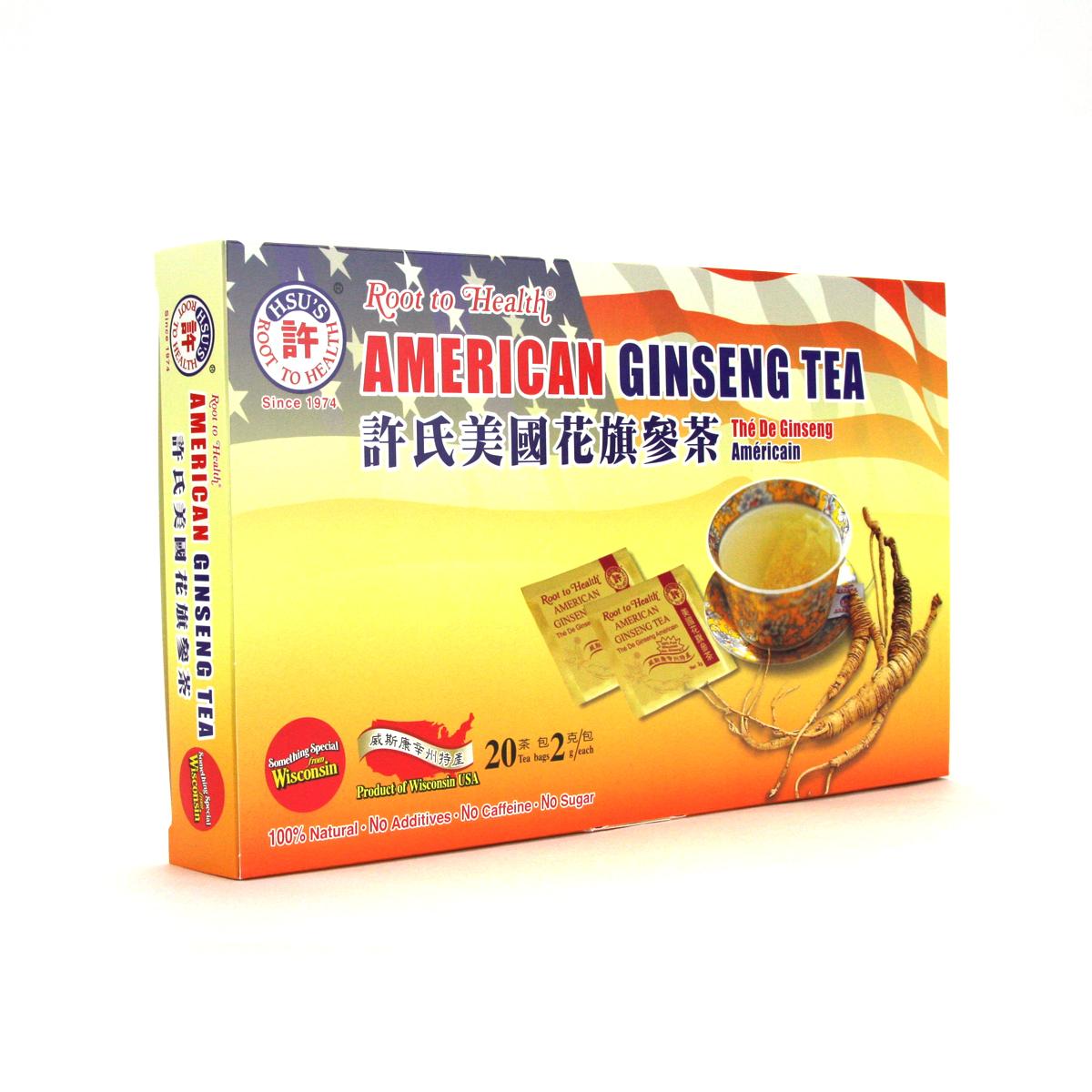 Get HSU'S GINSENG American Ginseng Tea 20ct Delivered Weee! Asian Market